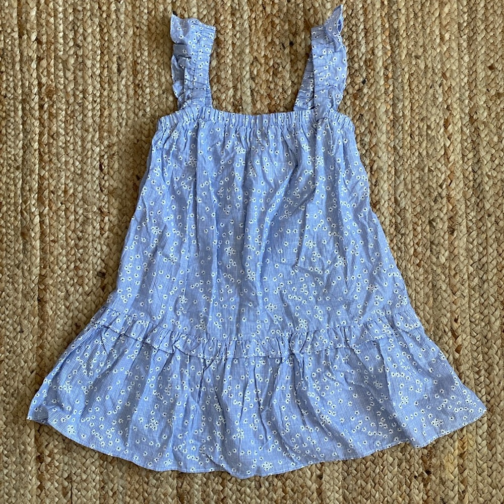 Forever 21 Blue Stripe and Floral Dress